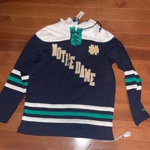 Notre Dame Hockey Style Sweatshirt